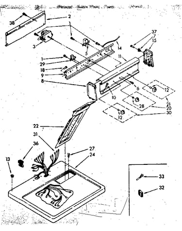 Top and console parts