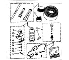 Kenmore 2538752070 optional parts diagram