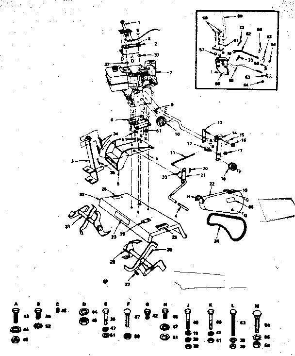 Engine and tines