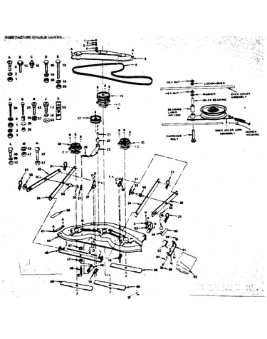 Suspension, deck & cover