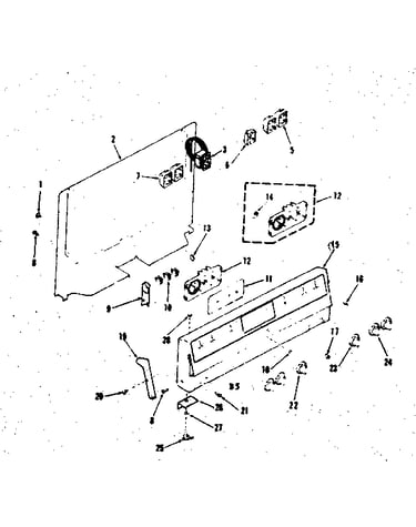 Backguard section
