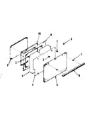 Oven door section