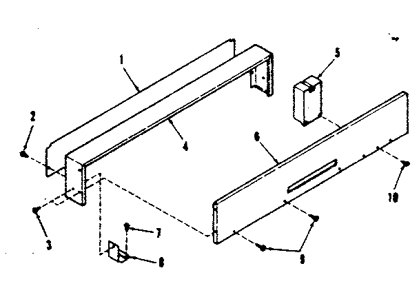 Backguard section
