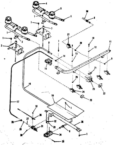 Burner section