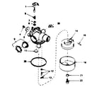 Craftsman 143354312 carburetor no. 632387 diagram
