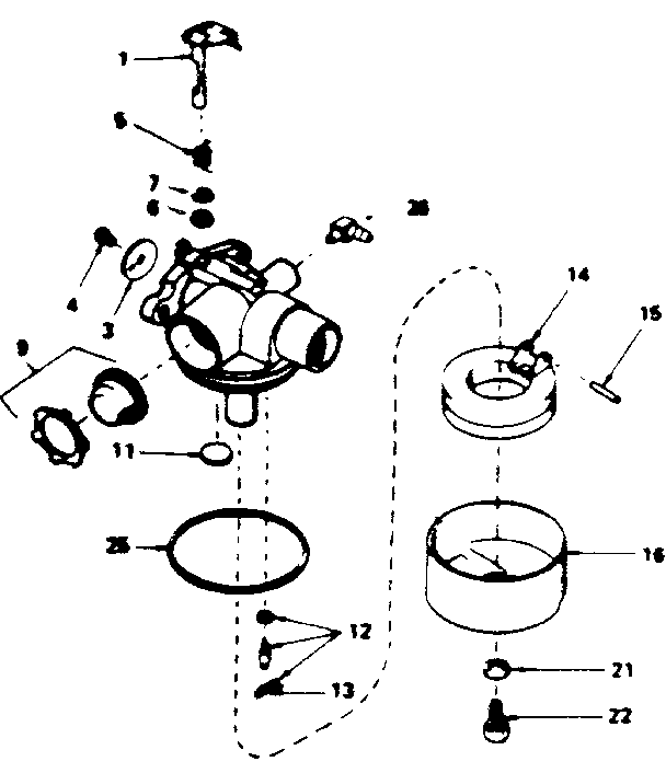 Carburetor no. 632387