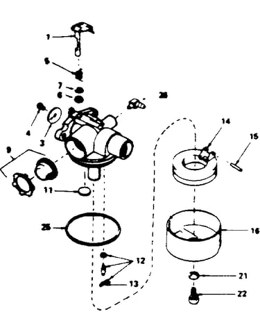 Carburetor no. 632387