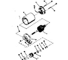 Craftsman 143354312 electric starter motor no. 34934 diagram