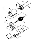 Electric starter motor no. 34934