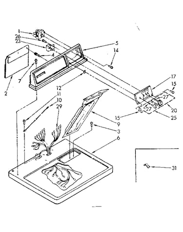 Top and console parts