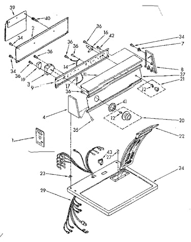 Top and console parts