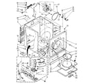 Kenmore 11087863800 cabinet parts diagram