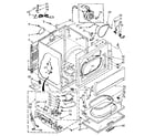 Kenmore 11087870100 cabinet parts diagram