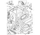 Kenmore Elite 11087872800 cabinet parts diagram