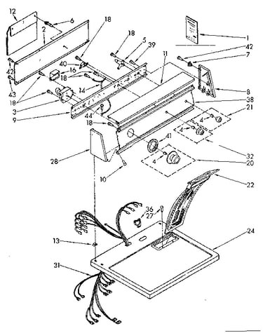 Top and console parts