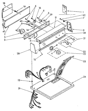 Top and console parts