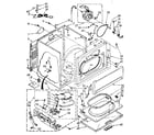 Kenmore 11087874300 cabinet parts diagram