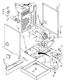 Cabinet and motor parts