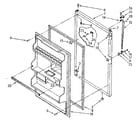 Kenmore 1068364703 refrigerator door parts diagram