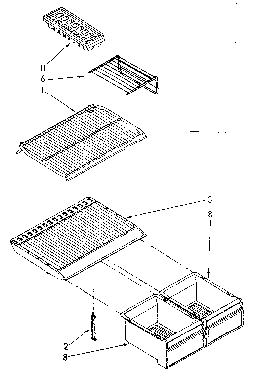 Shelf parts