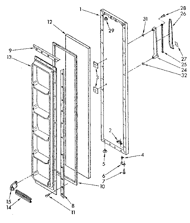 FREEZER DOOR PARTS