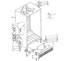 Kenmore 1068562383 cabinet parts diagram