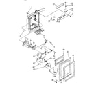 Kenmore 1068562373 dispenser front parts diagram