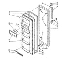Kenmore 1068562373 refrigerator door parts diagram