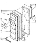 Refrigerator door parts