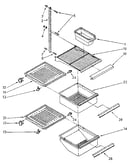 Refrigerator interior parts