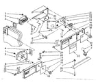 Kenmore 1068562373 air flow and control parts diagram