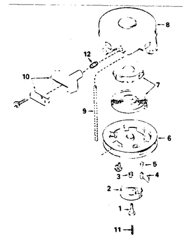 Rewind starter no. 590420a