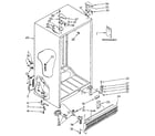 Kenmore 1068562713 cabinet parts diagram
