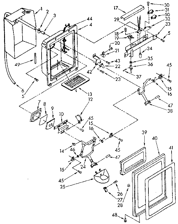 DISPENSER FRONT PARTS