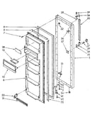 Refrigerator door parts
