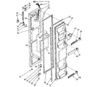 Kenmore 1068562713 freezer door parts diagram