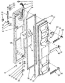Freezer door parts