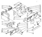 Kenmore 1068562733 air flow and control parts and optional parts diagram
