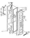 Freezer door parts