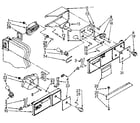 Kenmore 1068566713 air flow and control parts diagram
