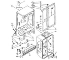 Kenmore 1068579432 cabinet parts diagram