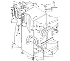Kenmore 1068664374 cabinet parts diagram