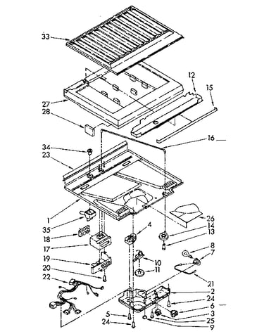 Compartment separator parts