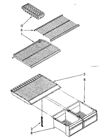 Shelf parts