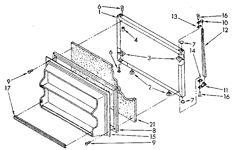 FREEZER DOOR PARTS