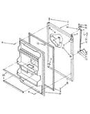 Refrigerator door parts