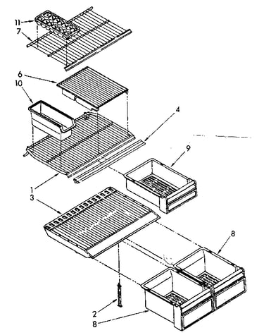 Shelf parts