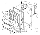 Kenmore 1068678252 refrigerator door parts diagram