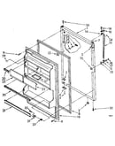 Refrigerator door parts