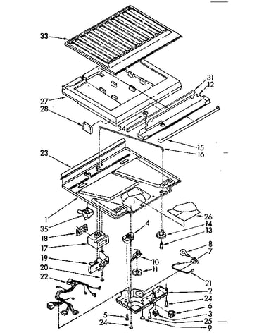 Compartment separator parts